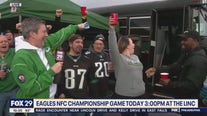 Eagles fans tailgate at Lincoln Financial Field hours before kickoff