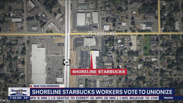 Shoreline Starbucks workers vote to unionize
