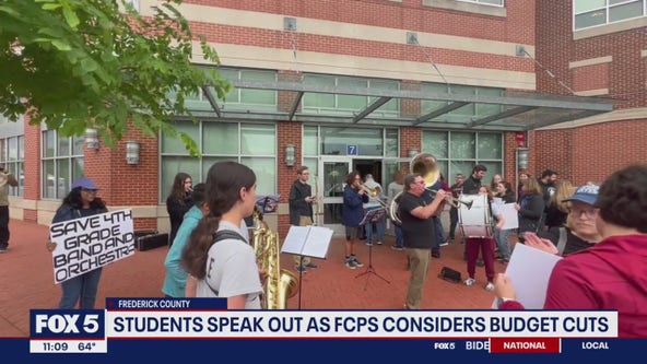 Students rally as FCPS considers cutting music classes