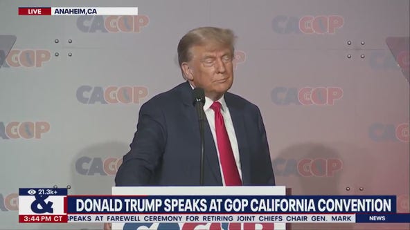 Donald Trump speaks at GOP California Convention