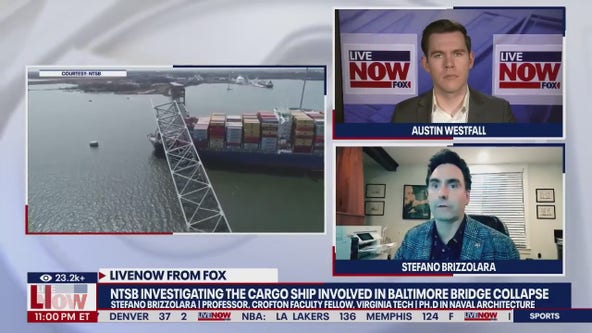 Baltimore bridge collapse: NTSB investigating ship
