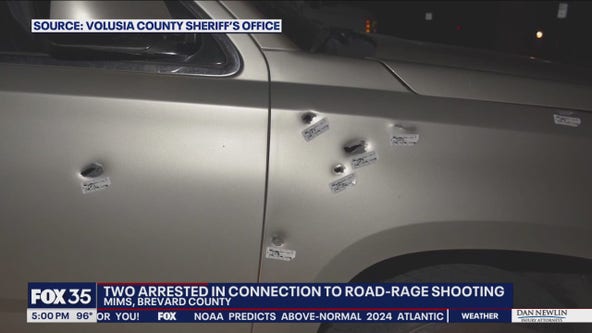 Vehicle hit 9 times in apparent road-rage shooting