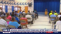 School officials hold town hall after Baby K's arrest