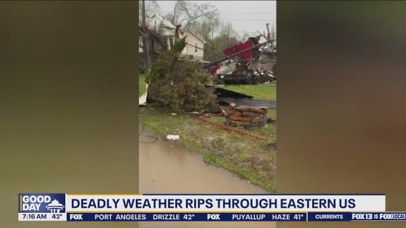 Deadly weather rips through eastern U.S.