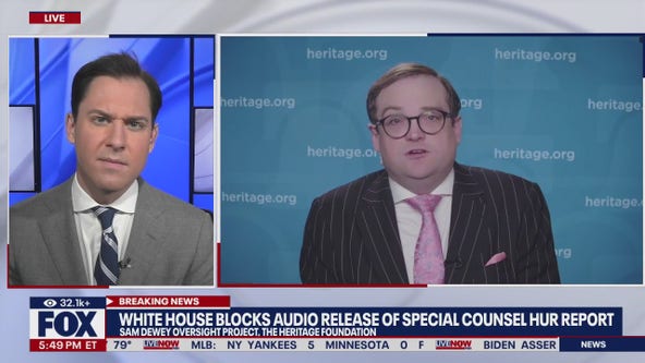 White House blocks audio release of special counsel Hur