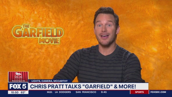 Chris Pratt talks new Garfield movie & more