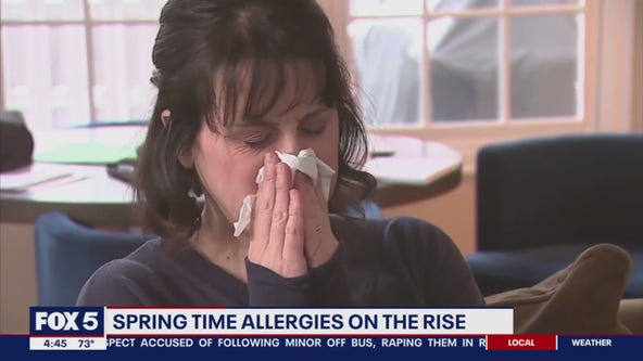 Spring time allergies on the rise