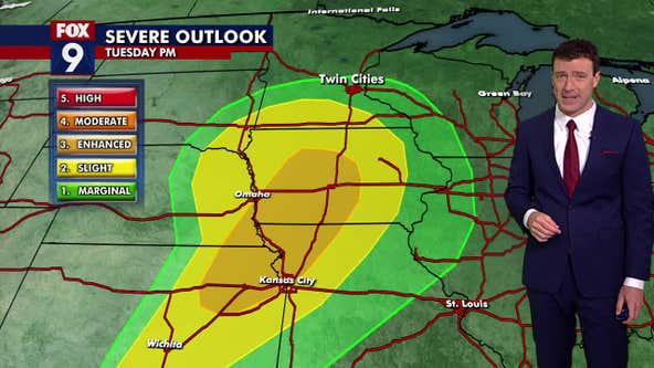 MN weather: Quiet start but turning stormy Tuesday