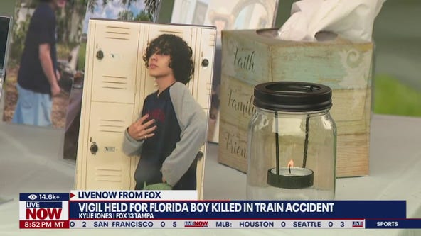 Deadly train crash: Vigil held for Florida boy killed