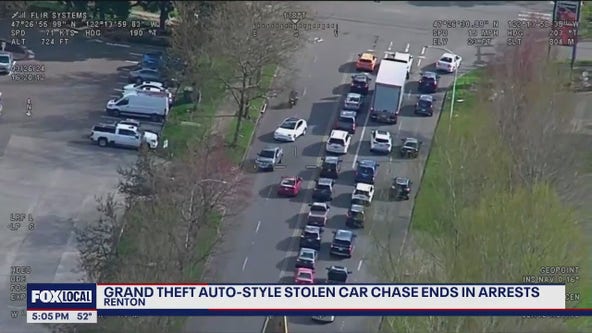 ‘Grand Theft Auto’-style stolen car chase tears through Renton
