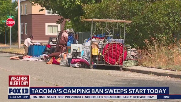 City of Tacoma's camping ban sweeps start Friday