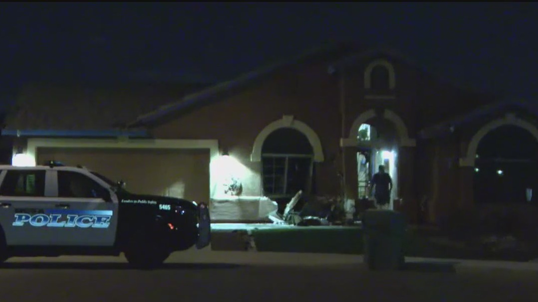 Woman crashes car into Mesa home