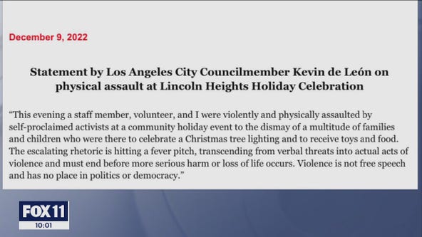 Kevin de León involved in fight at Lincoln Heights holiday event