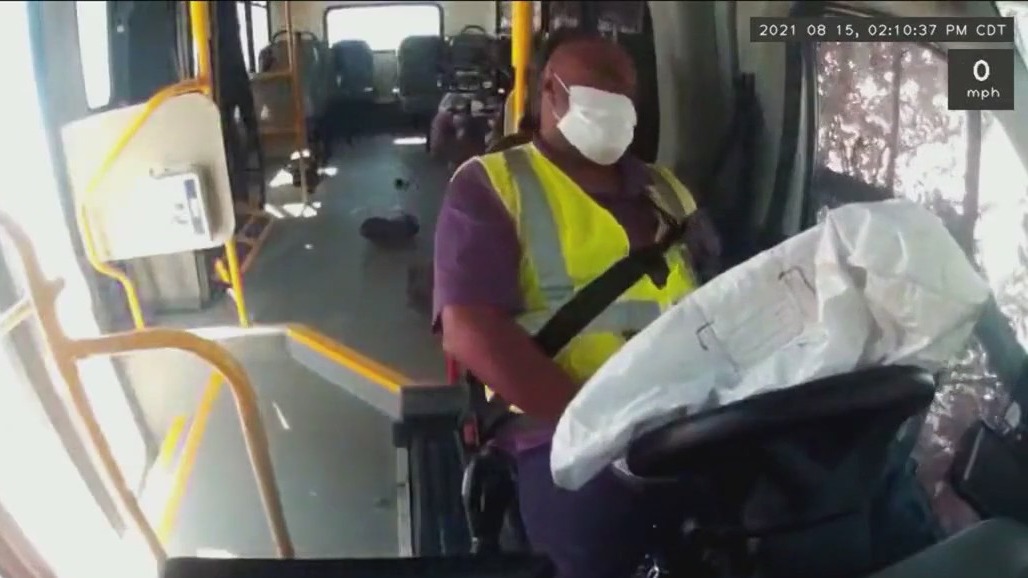New video released in bus crash that killed woman after driver fell asleep at the wheel