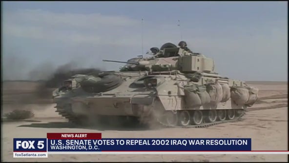 U.S. Senate votes to repeal 2002 Iraq War resolution