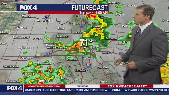 Dallas Weather: May 1 overnight forecast