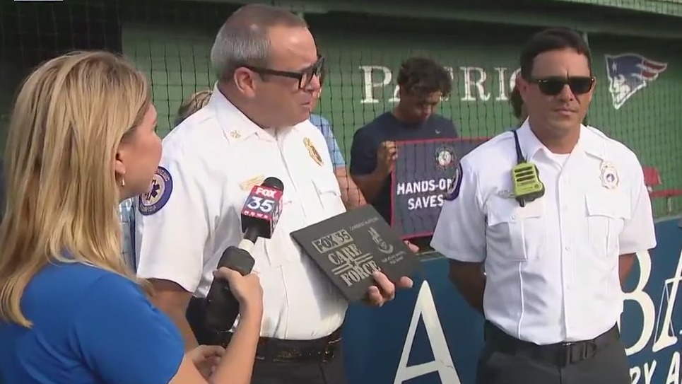 FOX 35 Care Force: Good Samaritans save man's life at Florida baseball game with CPR