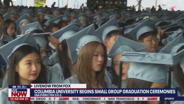 Columbia begins small graduation ceremonies