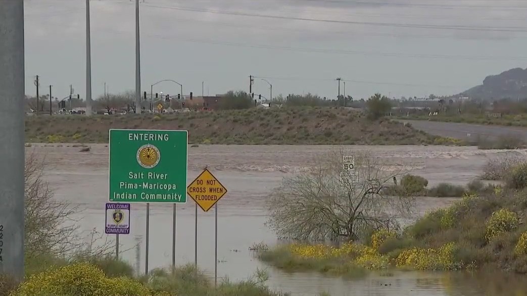 Meteorologists tracking floodwaters as it heads to the Valley