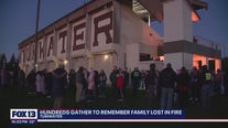 Hundreds gather to remember family killed in fire