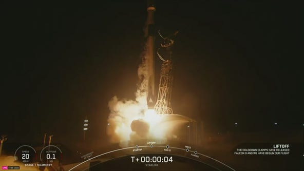 SpaceX launches Falcon 9 from California