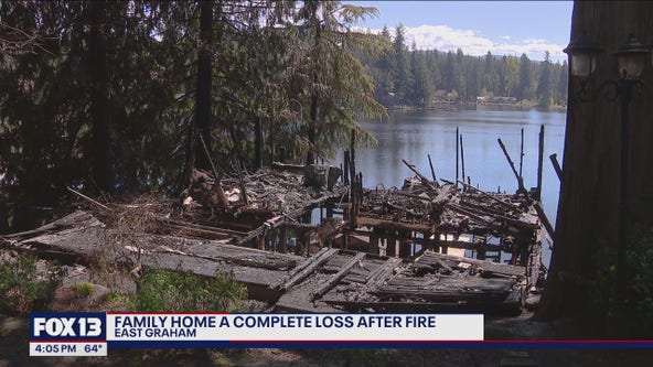 Family home a complete loss after fire in Graham