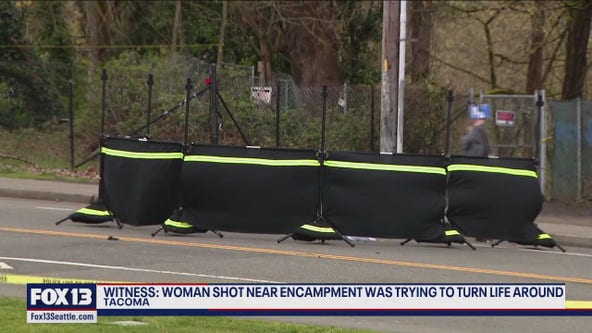 Woman shot near Tacoma homeless encampment