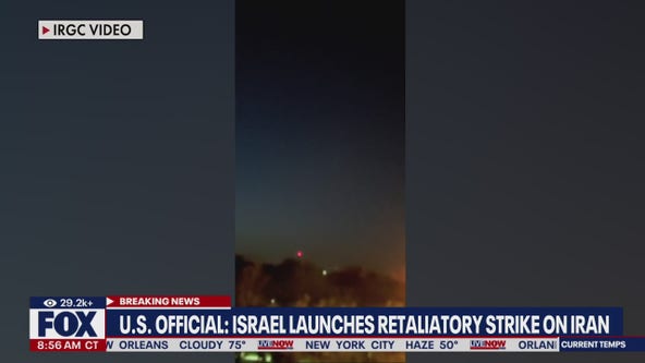 Iran fires air defenses Israeli drone strikes