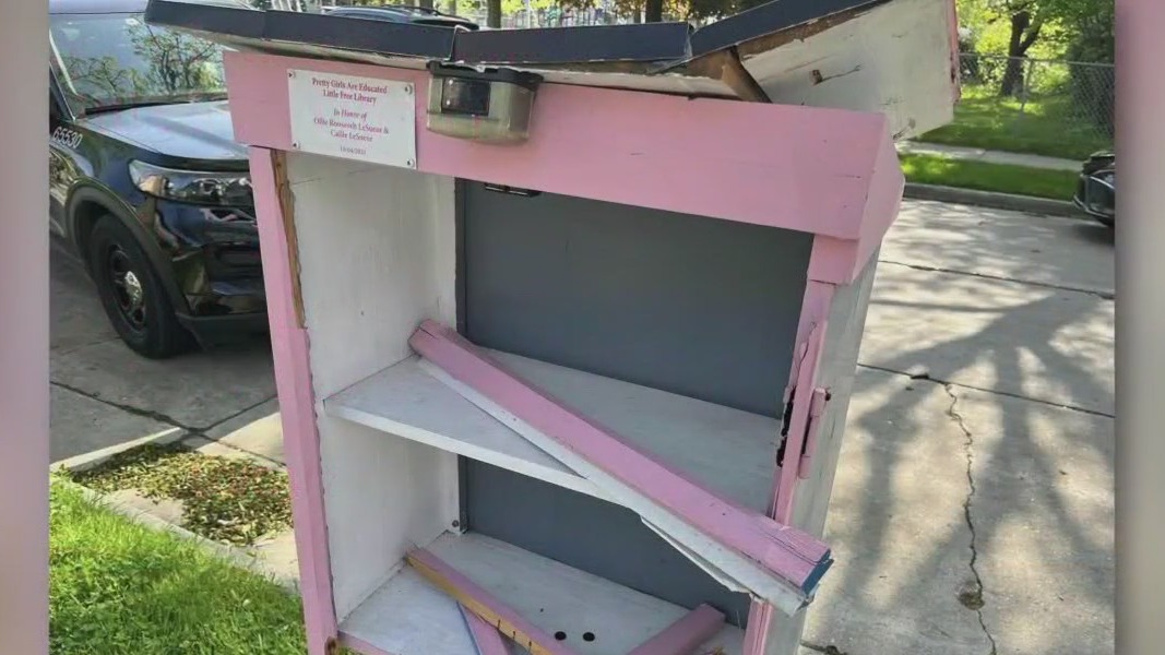 Little Free Library destroyed in Milwaukee