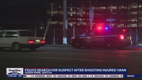 Seattle Police search for suspect who shot a man in the ear
