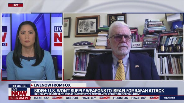 Biden: U.S. won't supply weapons to Israel