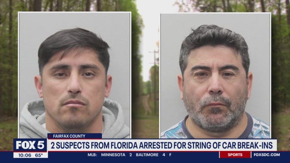 Interstate intruders: 2 Florida men arrested for car break-ins in Virginia