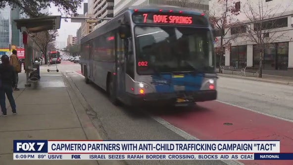CapMetro anti-child trafficking campaign