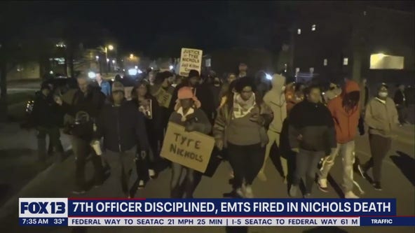 7th officer disciplined, EMTs fired in Tyre Nichols' death