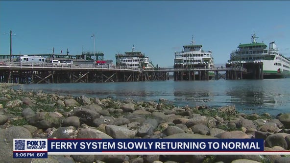 State ferry system slowly returning to normal after Memorial Day Weekend cancelations