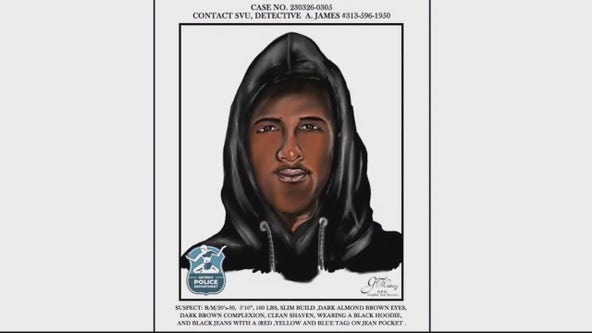 Doorbell video and police sketch released of man who raped 80-year-old woman