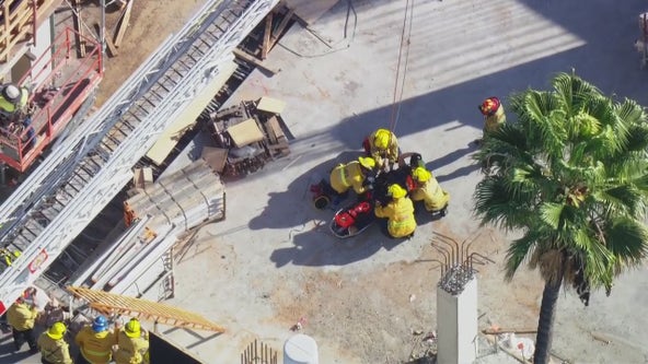 LAFD crew saves worker
