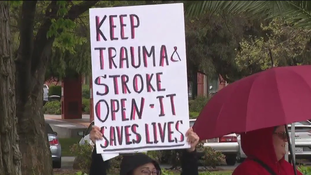 Nurses rally in San Jose over trauma center cutbacks