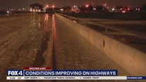 Road conditions improving in Tarrant County