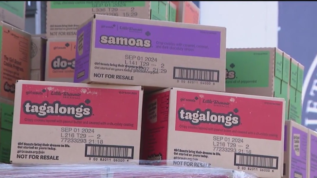 Girl Scouts cookies donated to those in need