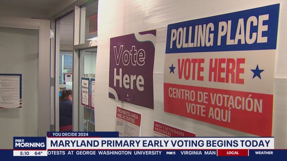 Maryland early in-person voting for 2024 presidential primary election begins Thursday
