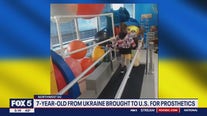 7-year-old Ukranian war victim brought to DC for prosthetics