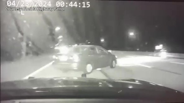Dashcam video: Wrong-way driver on I-275
