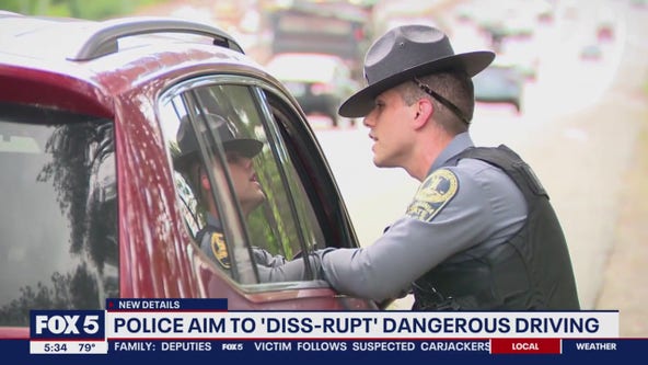 Virgina State Police aim to 'DISS-RUPT' dangerous driving