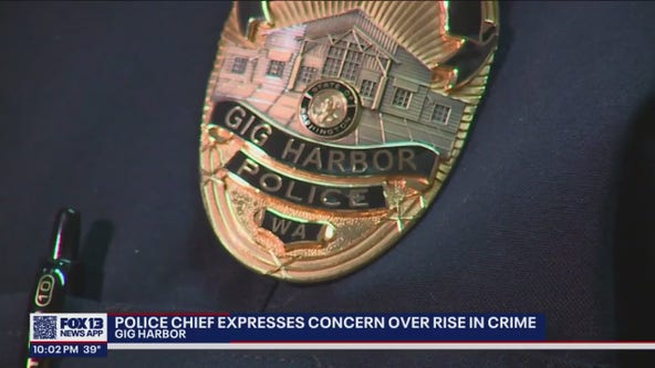 Gig Harbor Police Chief concerned over rise in crime