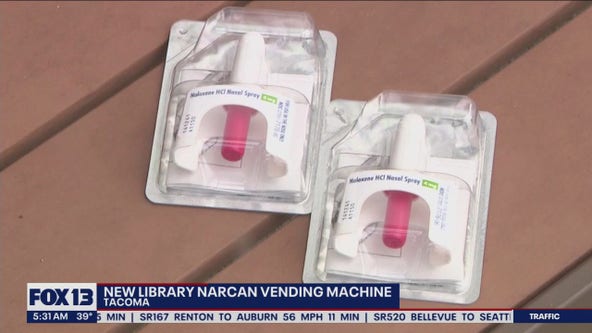 Narcan vending machine to be installed at Tacoma Library
