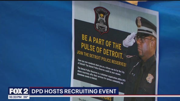 Detroit police host one-day recruiting event