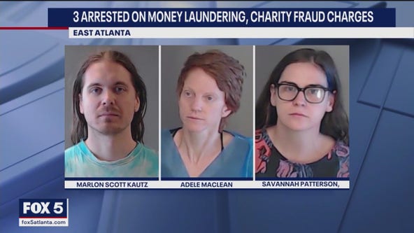 3 arrested on money laundering, charity fraud