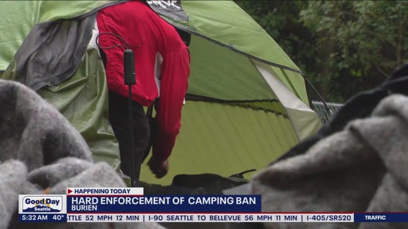 Hard enforcement of Burien camping ban