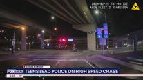 Teens lead police on high-speed chase